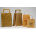 Custom Logo Handmade Kraft Paper Bag with Rope